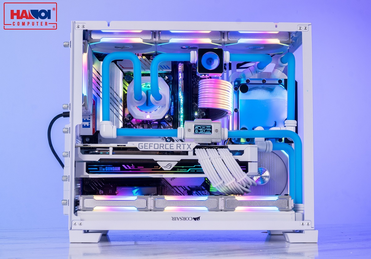 LIAN-LI PC - O11-Dynamic - Mini Snow White watercooling